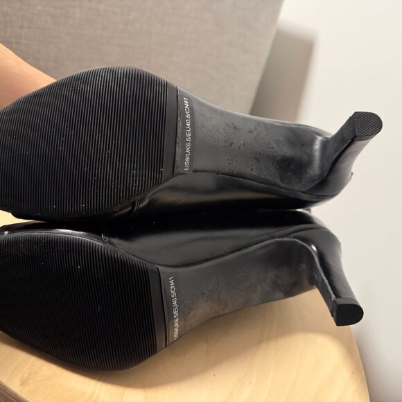 Dance and Sway Women's Black Leatherette Dance Shoes, Size 9 - Picture 10 of 11